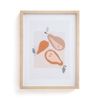 Постер С рисунком груши в рамке Boda единый размер разноцветный LA REDOUTE INTERIEURS  фото, kupilegko.ru